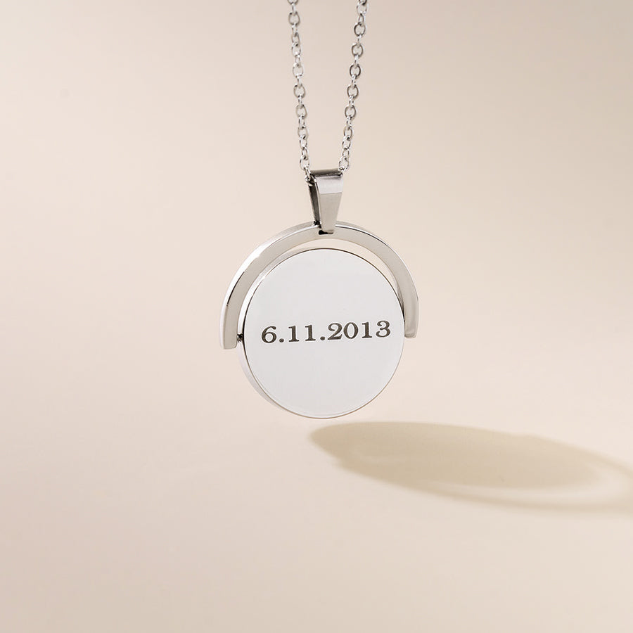 Spinning Disc Pendant Mivy Jewellery