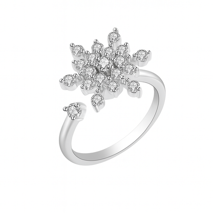 Snowflake Fidget Ring Mivy Jewellery