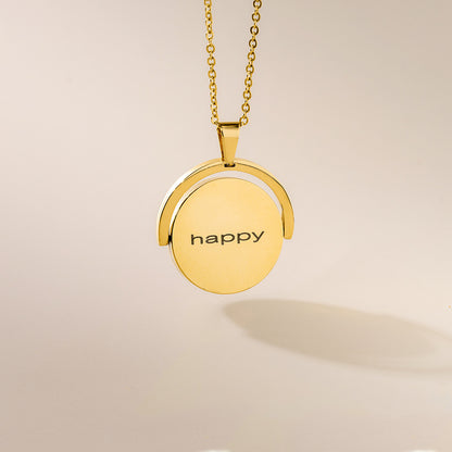 Spinning Disc Pendant Mivy Jewellery