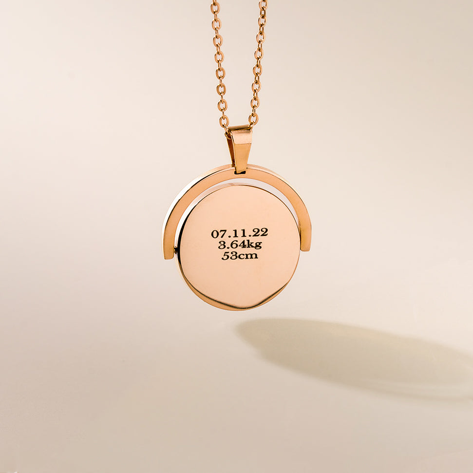 Spinning Disc Pendant Mivy Jewellery