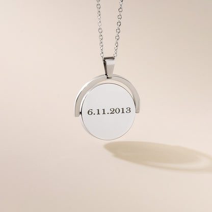 Spinning Disc Pendant Mivy Jewellery