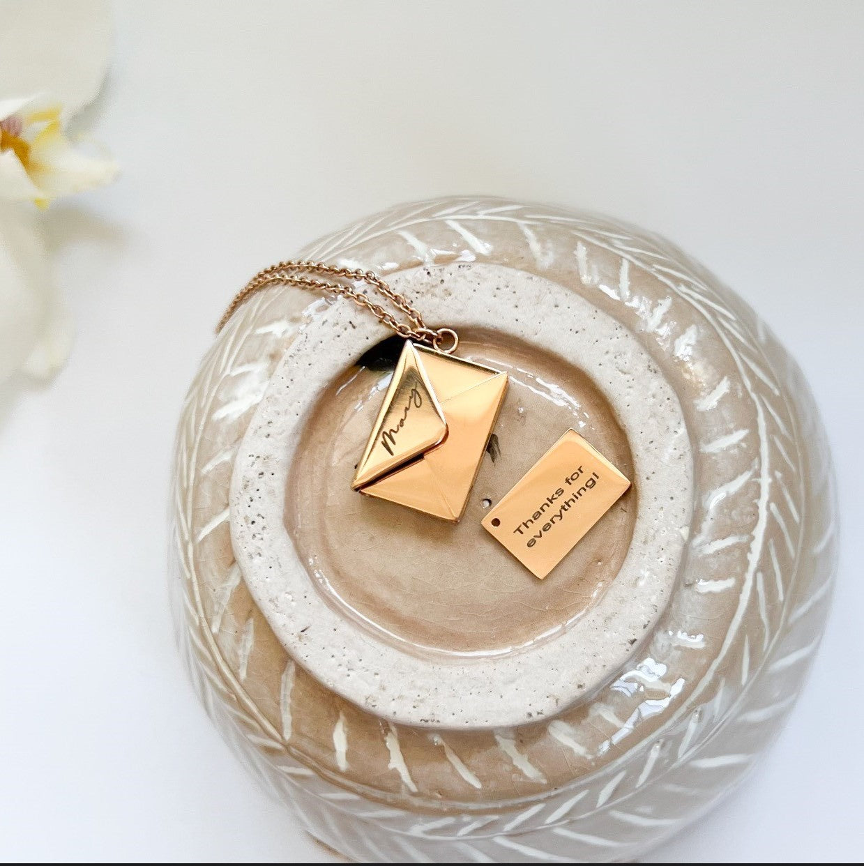 Love Letter Pendant Necklace Mivy Jewellery