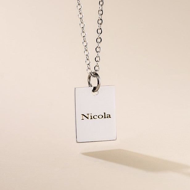 Petite Tag Necklace Mivy Jewellery