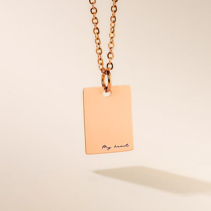 Petite Tag Necklace Mivy Jewellery