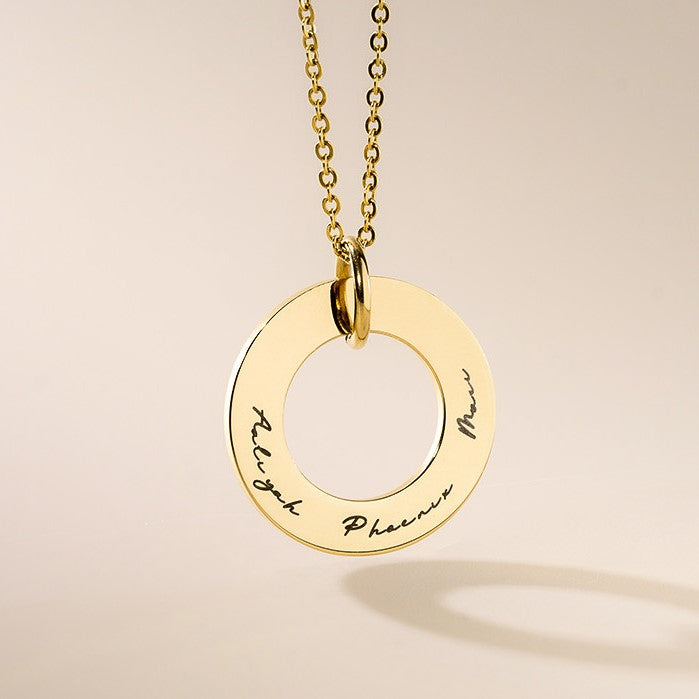 Small Washer Necklace Mivy Jewellery