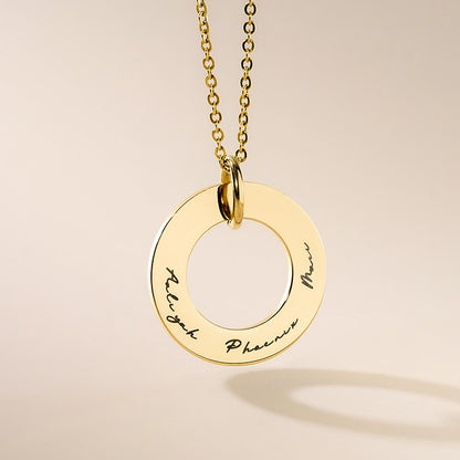 Small Washer Necklace Mivy Jewellery