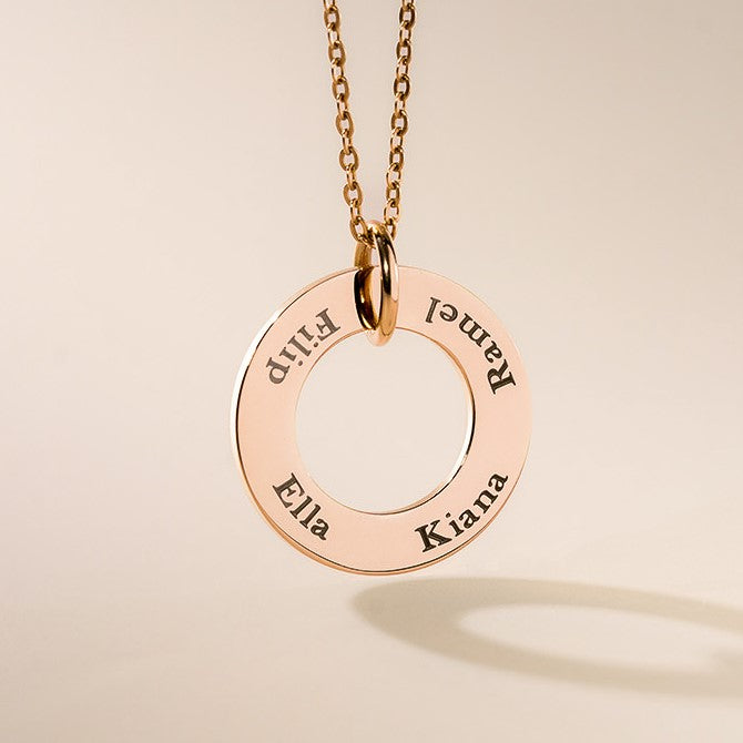 Small Washer Necklace Mivy Jewellery