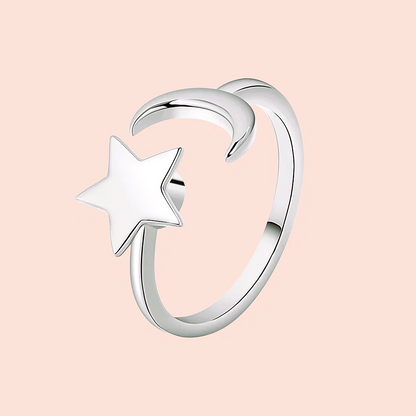 Star & Moon Fidget Ring - Mivy Jewellery