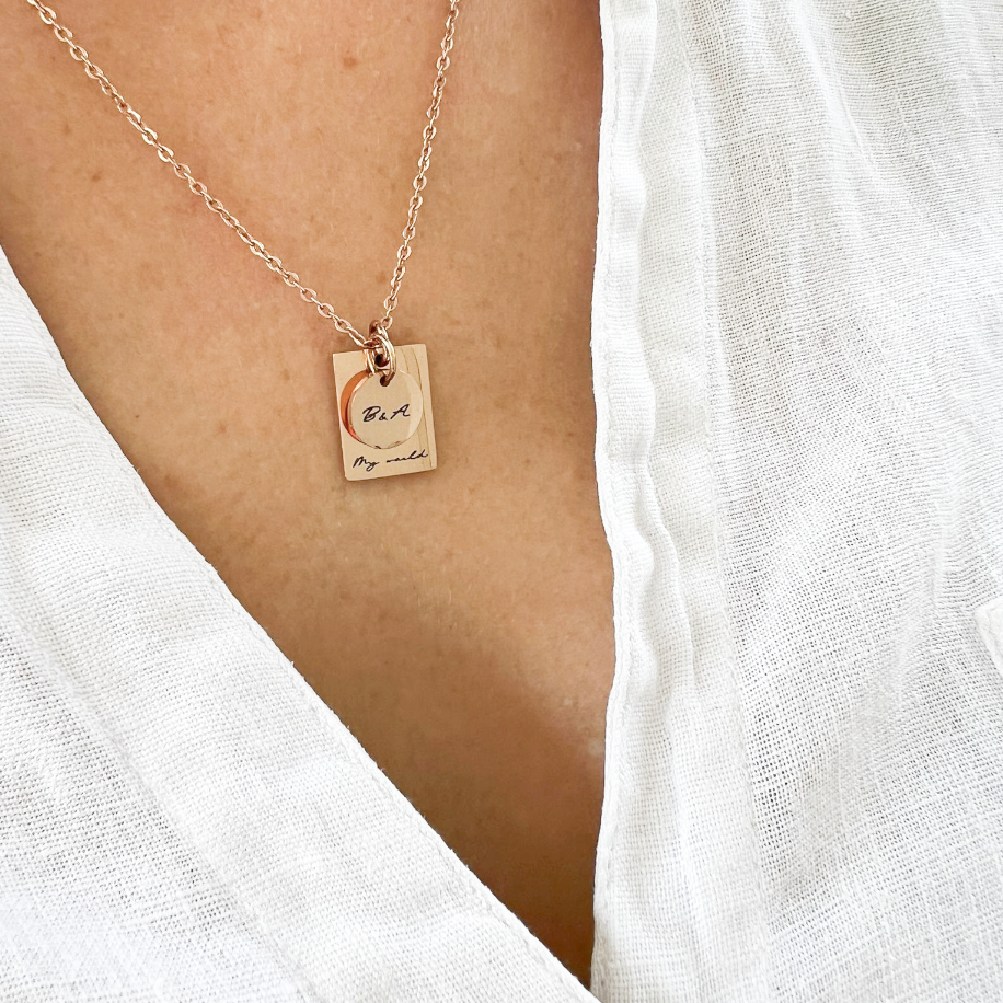 Petite Tag Necklace Mivy Jewellery