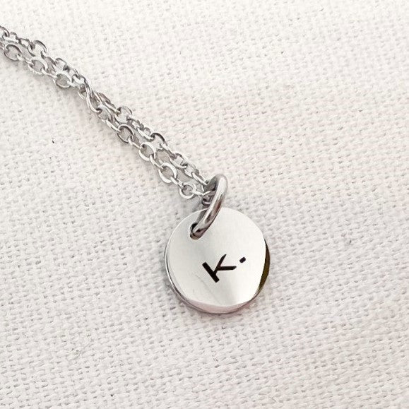 Initial Pendant Necklace Mivy Jewellery