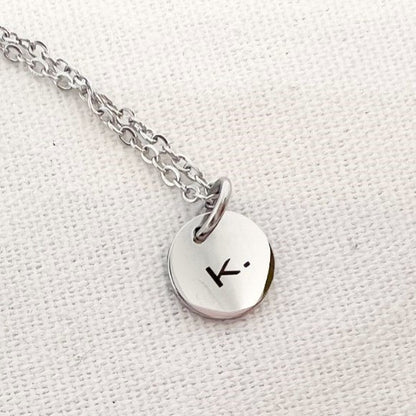 Initial Pendant Necklace Mivy Jewellery