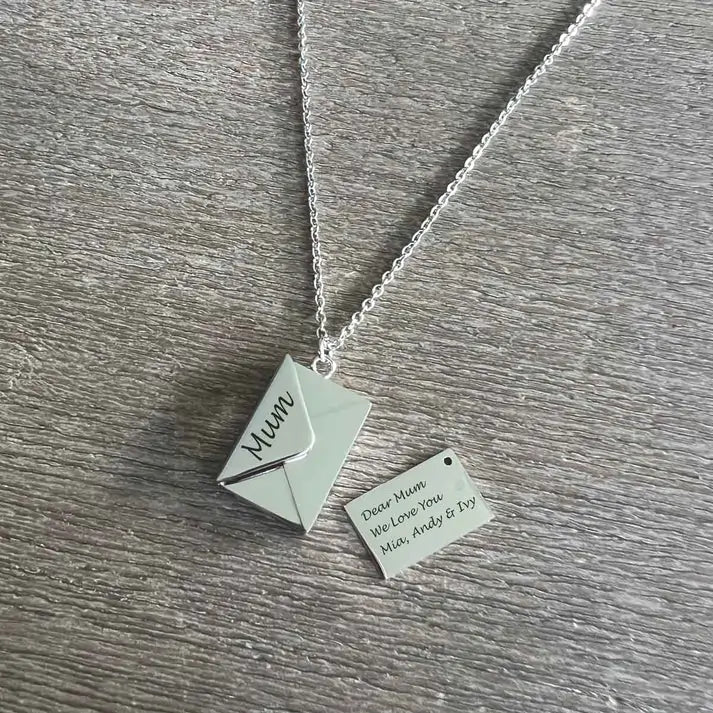 Love Letter Pendant Necklace Mivy Jewellery