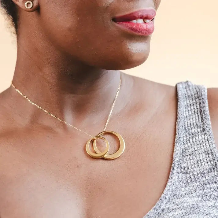 Medium Personalised Offset Washer Mivy Jewellery