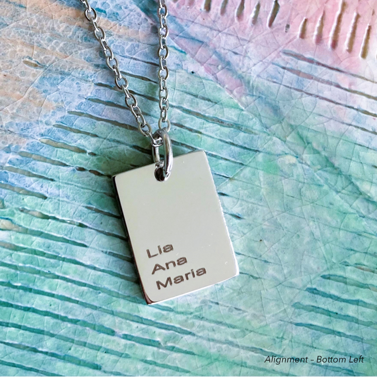 Petite Tag Necklace Mivy Jewellery